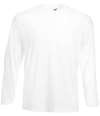 SS19M 61038 Valueweight Long Sleeve T-Shirt White colour image